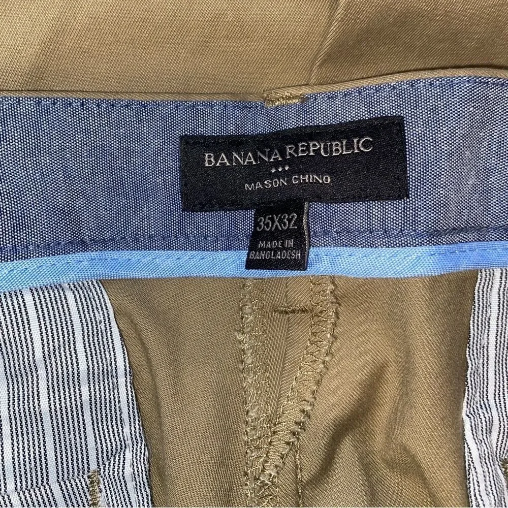 Banana Republic Tan Chinos Classic Cotton Men’s Pants 35/32